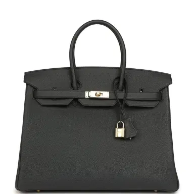 HERMÈS Hermes Birkin 35 Plomb Togo Permabrass Hardware | Thumbnail 1 HERMÈS Hermes Birkin 35 Plomb Togo Permabrass Hardware | Thumbnail 1