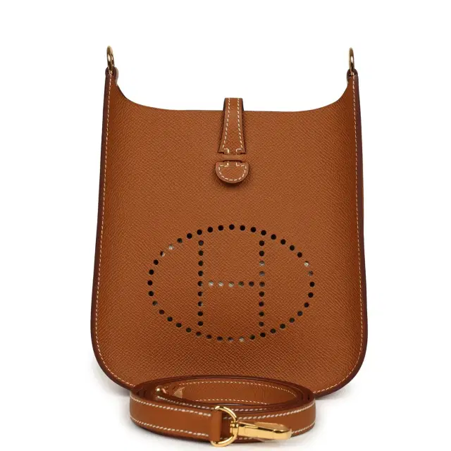 hermes Hermes Evelyne Sellier TPM Gold Epsom Gold Hardware