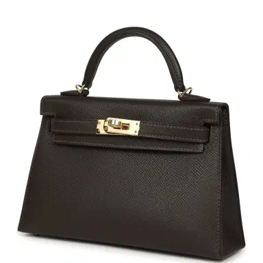HERMÈS Hermes Kelly Sellier 20 Bai-Brun Epsom Permabrass Hardware | Thumbnail 5 HERMÈS Hermes Kelly Sellier 20 Bai-Brun Epsom Permabrass Hardware | Thumbnail 5
