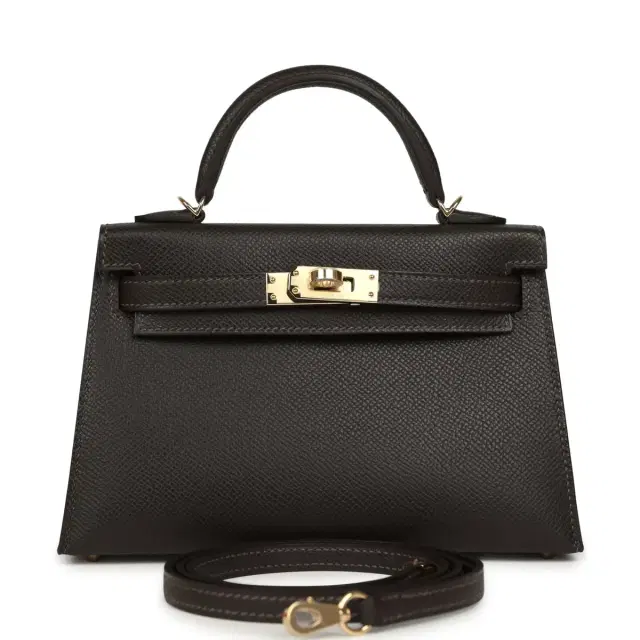 hermes Hermes Kelly Sellier 20 Bai-Brun Epsom Permabrass Hardware