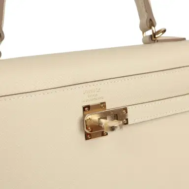 HERMÈS Hermes Kelly Sellier 25 Craie Epsom Permabrass Hardware | Thumbnail 7 HERMÈS Hermes Kelly Sellier 25 Craie Epsom Permabrass Hardware | Thumbnail 7