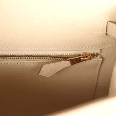 HERMÈS Hermes Kelly Sellier 25 Craie Epsom Permabrass Hardware | Thumbnail 9 HERMÈS Hermes Kelly Sellier 25 Craie Epsom Permabrass Hardware | Thumbnail 9
