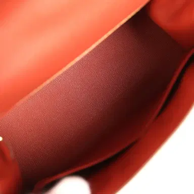 HERMÈS Hermes Kelly Sellier 28 Rouge Venitien Epsom Gold Hardware | Thumbnail 8