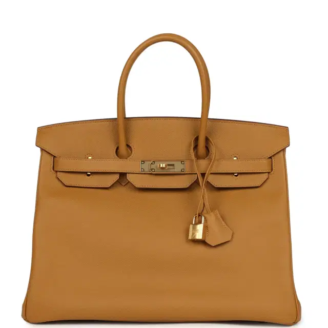 hermes Pre-owned Hermes Birkin 35 Sesame Epsom Gold Hardware