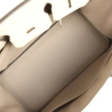 HERMÈS Pre-owned Hermes Special Order (HSS) Birkin 25 Beton and Gris Asphalt Togo Rose Gold Hardware | Thumbnail 8 HERMÈS Pre-owned Hermes Special Order (HSS) Birkin 25 Beton and Gris Asphalt Togo Rose Gold Hardware | Thumbnail 8