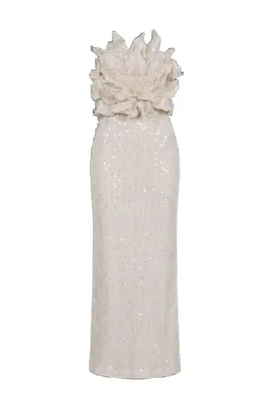 PatBo IARA CROCHET FLOWER MAXI DRESS | Thumbnail 1 PatBo IARA CROCHET FLOWER MAXI DRESS | Thumbnail 1