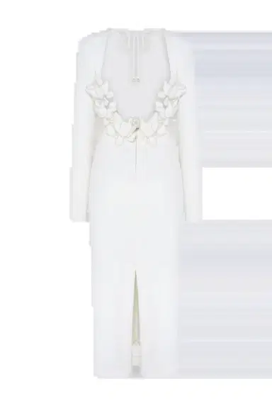 PatBo TAFFETA TARSILA FLOWERS MIDI DRESS | Thumbnail 5 PatBo TAFFETA TARSILA FLOWERS MIDI DRESS | Thumbnail 5