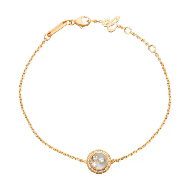 Chopard Chopard Happy Diamonds 18K Rose Gold Diamond Bracelet by The Solist