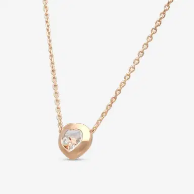 Chopard Chopard Happy Diamonds 18K Rose Gold Diamond Necklace by The Solist | Thumbnail 2