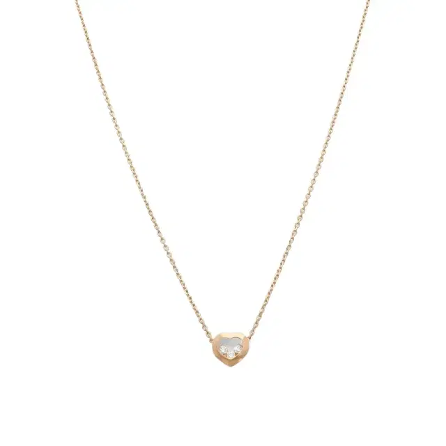 Chopard Chopard Happy Diamonds 18K Rose Gold Diamond Necklace by The Solist