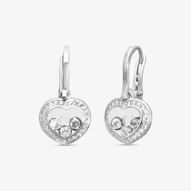 Chopard Chopard Happy Diamonds 18K White Gold Diamond Earrings by The Solist | Thumbnail 2