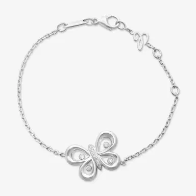 Chopard Chopard Happy Diamonds Happy Butterfly 18K White Gold Diamond Bracelet by The Solist | Thumbnail 3