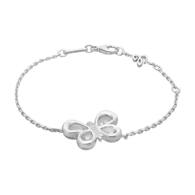 Chopard Chopard Happy Diamonds Happy Butterfly 18K White Gold Diamond Bracelet by The Solist
