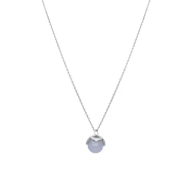 Chopard Chopard Imperiale 18K White Gold Diamond & Chalcedony Pendant Necklace by The Solist | Thumbnail 1