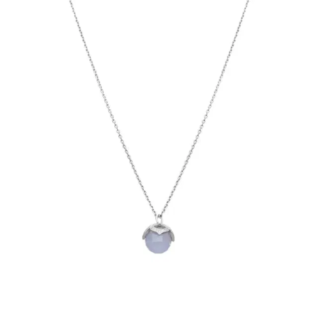 Chopard Chopard Imperiale 18K White Gold Diamond & Chalcedony Pendant Necklace by The Solist
