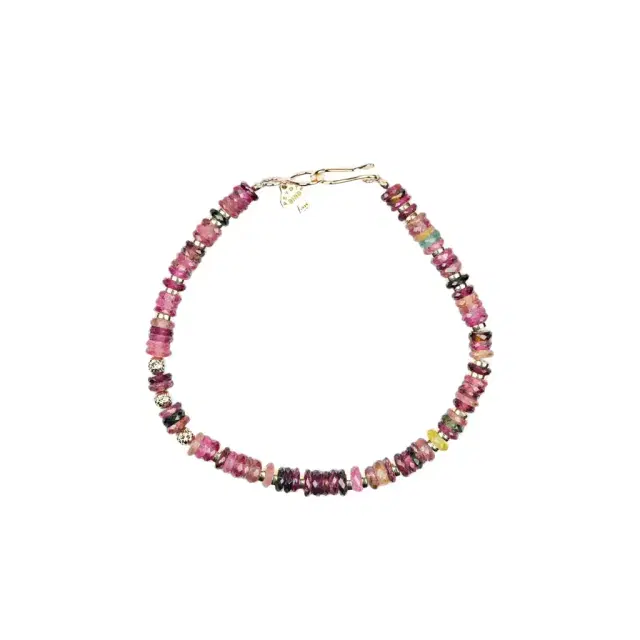 Peyote Bird Peyote Bird Designs Agape 14K Yellow Gold Mixed Tourmaline Bracelet by The Solist