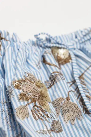 Aknvas The Aja bloomer skirt in embroidered poplin | Thumbnail 5
