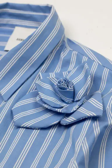 Aknvas The Flor shirt in blue stripe | Thumbnail 7 Aknvas The Flor shirt in blue stripe | Thumbnail 7