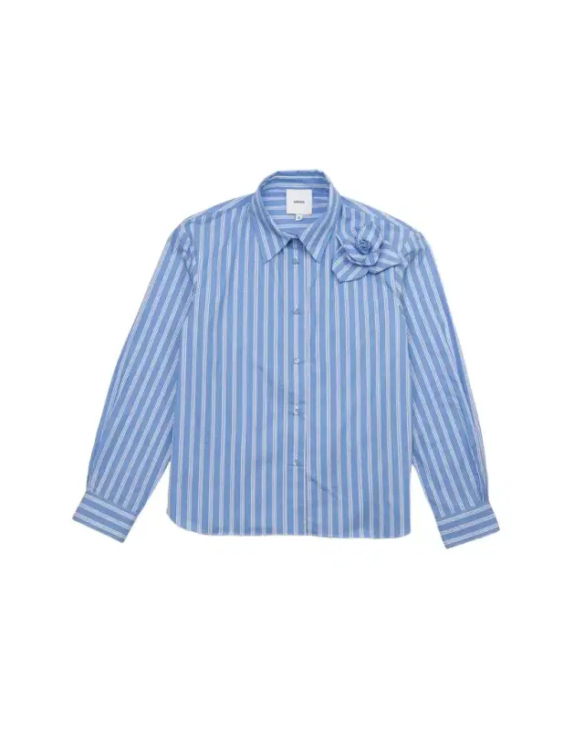 Aknvas The Flor shirt in blue stripe
