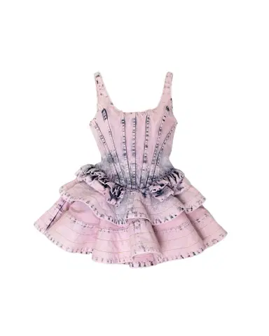 Aknvas The Kaitlyn dress in stone pink | Thumbnail 1