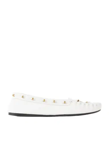 Khaite Milly Embellished Whipstitched Textured-leather Loafers | Thumbnail 1