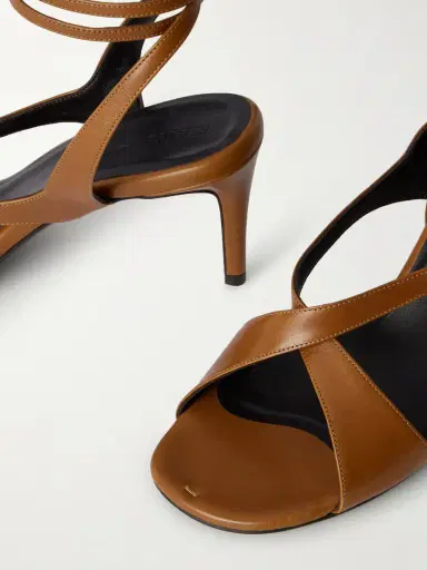 Khaite Liria Leather Sandals | Thumbnail 5