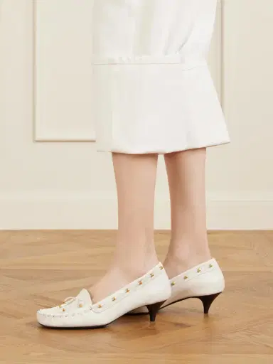 Khaite Milly Embellished Whipstitched Textured-leather Pumps | Thumbnail 2 Khaite Milly Embellished Whipstitched Textured-leather Pumps | Thumbnail 2