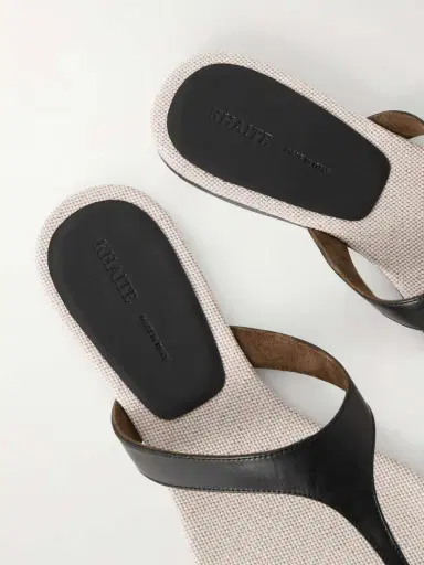 Khaite Archer Leather Sandals | Thumbnail 4 Khaite Archer Leather Sandals | Thumbnail 4