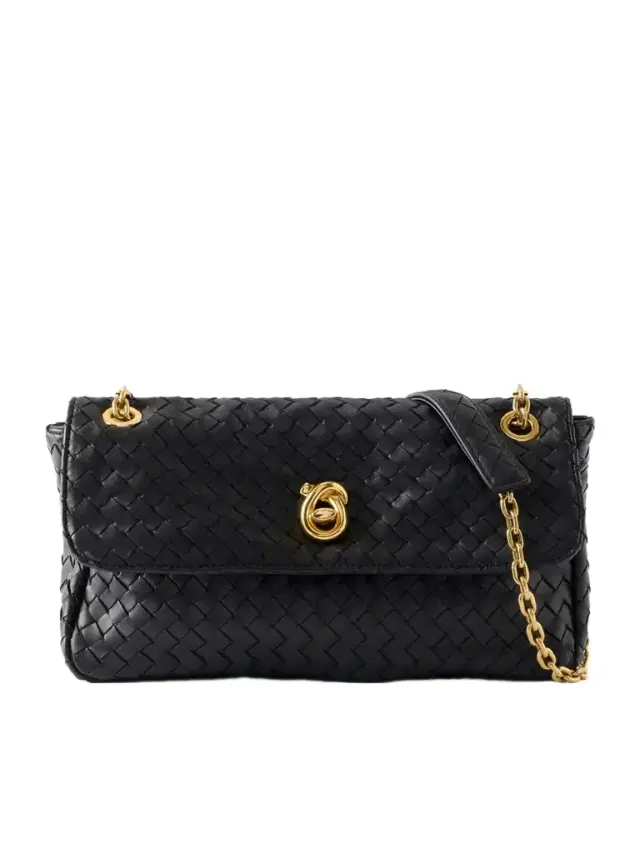 Madison Intrecciato Leather Shoulder Bag