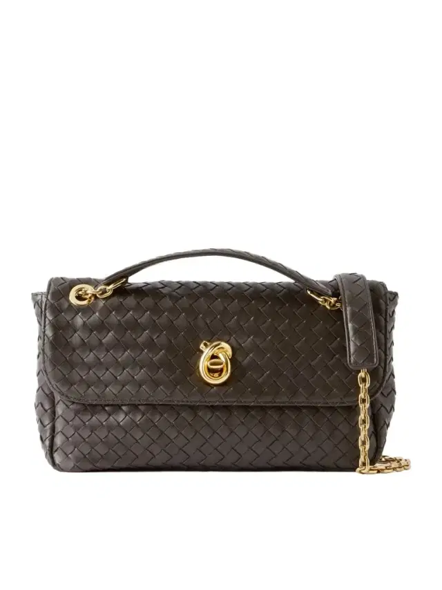 Madison Intrecciato Leather Shoulder Bag