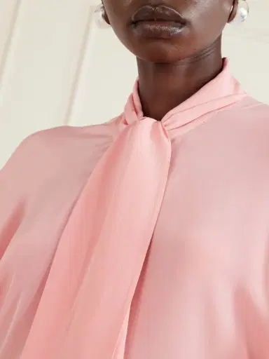 Stella McCartney Tie-detailed Silk Midi Dress | Thumbnail 5