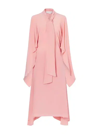 Stella McCartney Tie-detailed Silk Midi Dress | Thumbnail 1