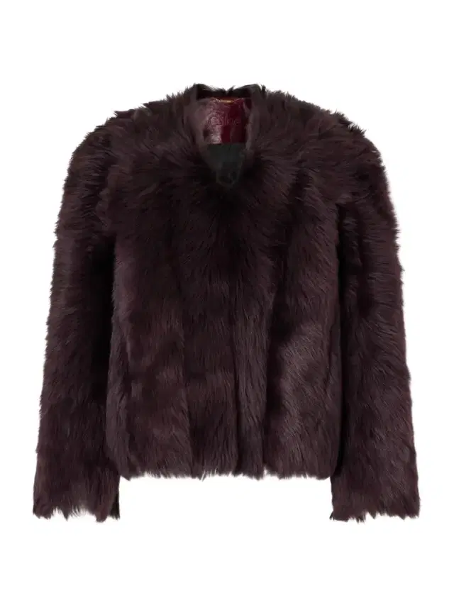 Cropped Shearling Jacket