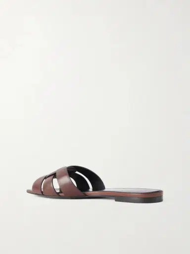 Saint Laurent Tribute Leather Slides | Thumbnail 3 Saint Laurent Tribute Leather Slides | Thumbnail 3