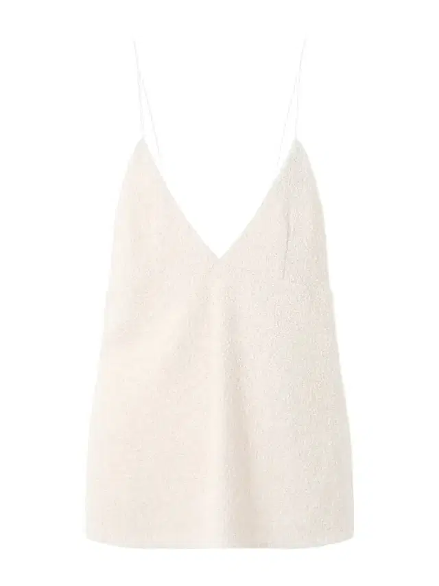 Timy Frayed Organza-trimmed Cotton-blend Bouclé Camisole