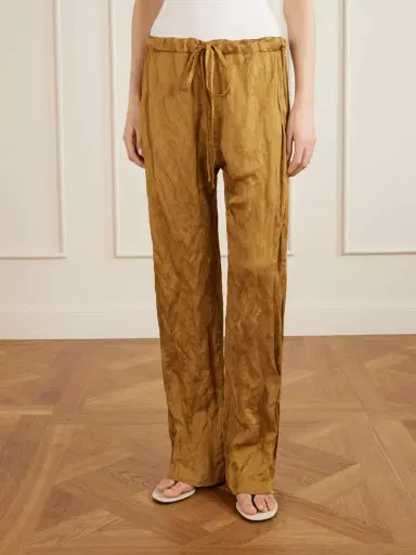 Khaite Rohen Crinkled-voile Pants | Thumbnail 3