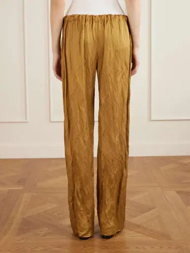Khaite Rohen Crinkled-voile Pants | Thumbnail 4