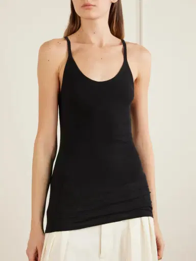 Calvin Klein Collection Alicia Cotton-blend Jersey Tank Top | Thumbnail 3 Calvin Klein Collection Alicia Cotton-blend Jersey Tank Top | Thumbnail 3