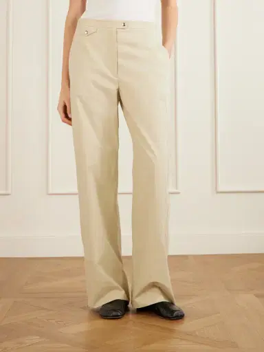 Calvin Klein Collection Gemma Cotton Straight-leg Pants | Thumbnail 3 Calvin Klein Collection Gemma Cotton Straight-leg Pants | Thumbnail 3
