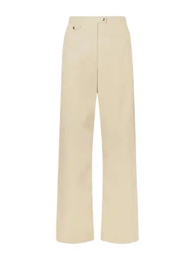 Calvin Klein Collection Gemma Cotton Straight-leg Pants | Thumbnail 1 Calvin Klein Collection Gemma Cotton Straight-leg Pants | Thumbnail 1