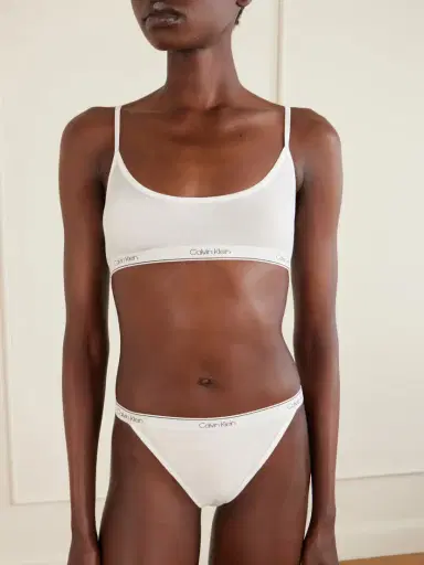 Calvin Klein Collection Sienna Cotton-blend Balconette Bra | Thumbnail 2