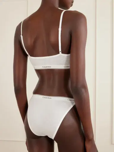 Calvin Klein Collection Sienna Cotton-blend Balconette Bra | Thumbnail 3