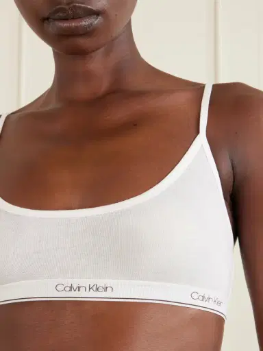 Calvin Klein Collection Sienna Cotton-blend Balconette Bra | Thumbnail 4