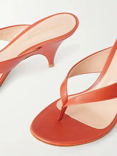 Gianvito Rossi Sofia 70 Leather Thong Sandals | Thumbnail 5