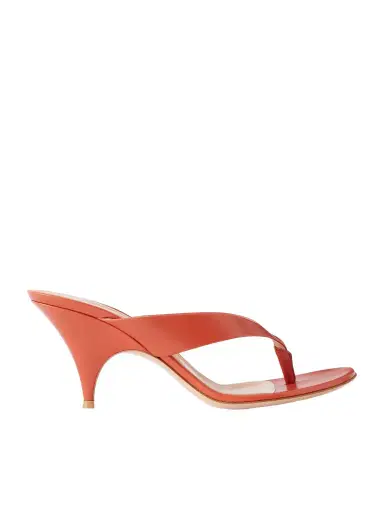Gianvito Rossi Sofia 70 Leather Thong Sandals | Thumbnail 1