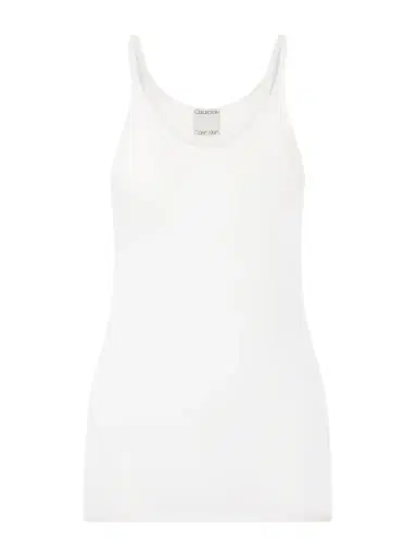 Calvin Klein Collection Alicia Cotton-blend Jersey Tank Top | Thumbnail 1 Calvin Klein Collection Alicia Cotton-blend Jersey Tank Top | Thumbnail 1
