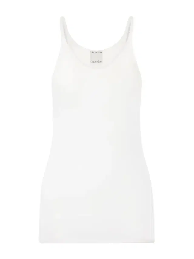 Alicia Cotton-blend Jersey Tank Top
