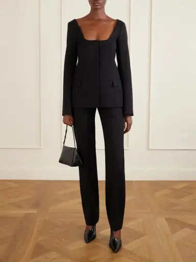 Calvin Klein Collection Caius Wool-twill Straight-leg Pants | Thumbnail 2 Calvin Klein Collection Caius Wool-twill Straight-leg Pants | Thumbnail 2