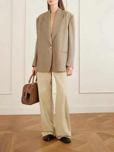 Calvin Klein Collection Avery Oversized Wool-blend Blazer | Thumbnail 2