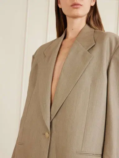 Calvin Klein Collection Avery Oversized Wool-blend Blazer | Thumbnail 4
